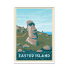 Art-Poster - Easter Island - Olahoop Travel Posters