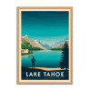 Art-Poster - Lake Tahoe - Olahoop Travel Posters