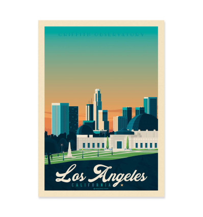 Art-Poster - Los Angeles - Olahoop Travel Posters