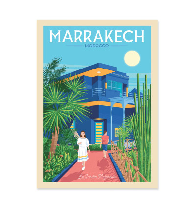 Art-Poster - Marrakech - Olahoop Travel Posters