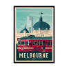 Art-Poster - Melbourne - Olahoop Travel Posters