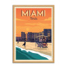 Art-Poster - Miami - Olahoop Travel Posters