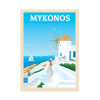 Art-Poster - Mykonos - Olahoop Travel Posters