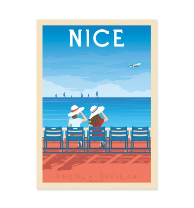 Art-Poster - Nice - Olahoop Travel Posters