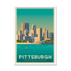 Art-Poster - Pittsburgh - Olahoop Travel Posters