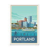 Art-Poster - Portland - Olahoop Travel Posters