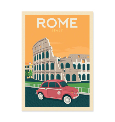 Art-Poster - Rome - Olahoop Travel Posters