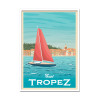 Art-Poster - Saint Tropez - Olahoop Travel Posters