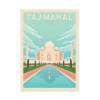 Art-Poster - Taj Mahal - Olahoop Travel Posters
