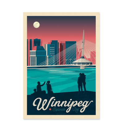 Art-Poster - Winnipeg - Olahoop Travel Posters