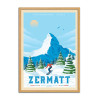 Art-Poster - Zermatt - Olahoop Travel Posters