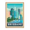 Art-Poster - Brisbane - Olahoop Travel Posters