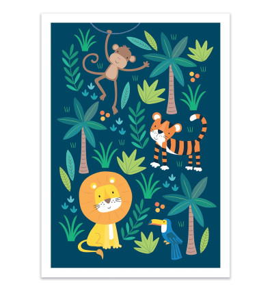 Art-Poster - Little jungle - Klara Hawkins