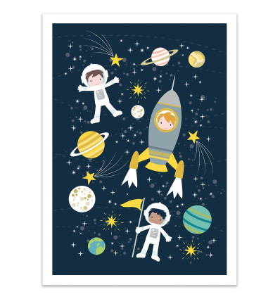 Art-Poster - Space boy - Klara Hawkins