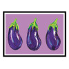 Art-Poster - Aubergines in purple - Alice Straker