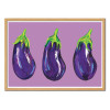 Art-Poster - Aubergines in purple - Alice Straker