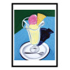 Art-Poster - Raspberry and vanilla Ice cream - Alice Straker