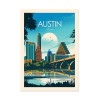 Art-Poster - Austin Texas - Studio Inception