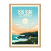 Art-Poster - Big Sur California - Studio Inception