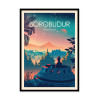 Art-Poster - Borobudur Indonesia - Studio Inception