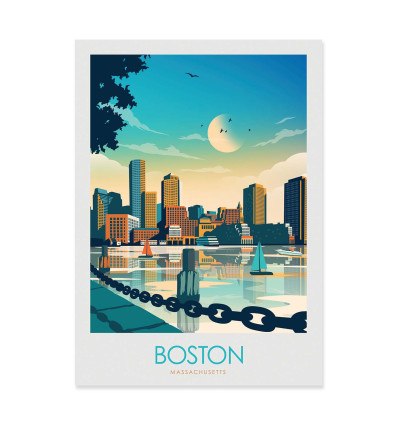 Art-Poster - Boston - Studio Inception