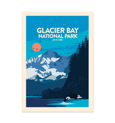 Art-Poster - Glacier Bay National Park - Studio Inception