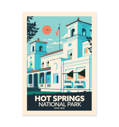 Art-Poster - Hot Springs National Park - Studio Inception