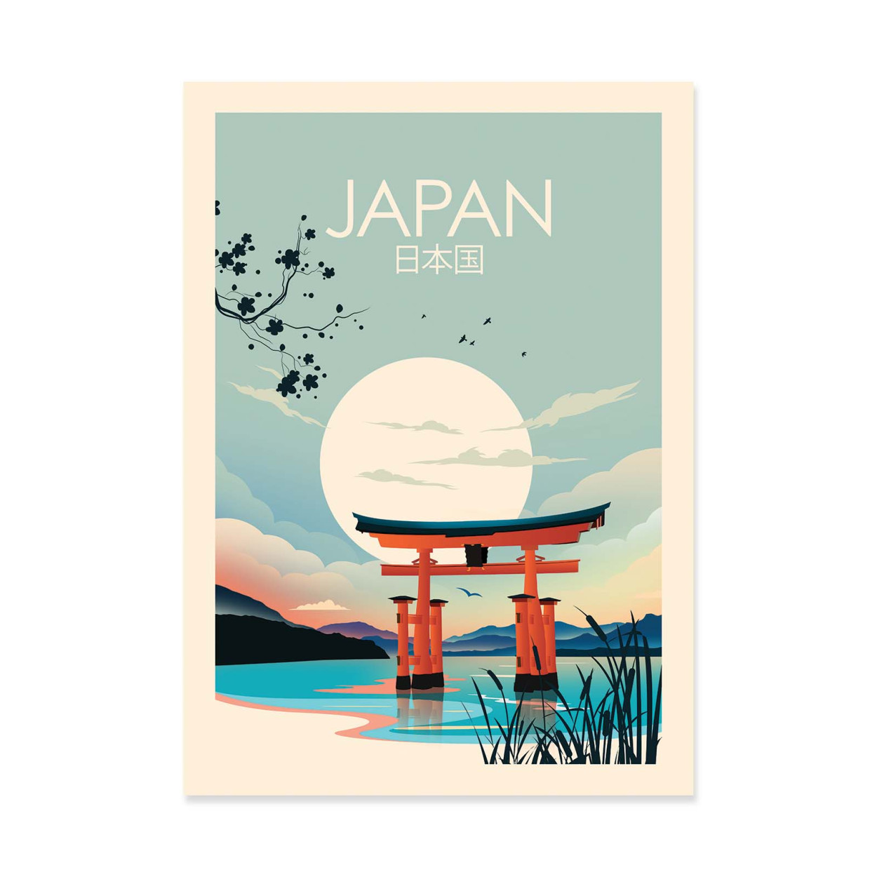 Affiche d'art Japon - Japan - Studio Inception