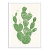 Linocut Cactus II - Bianca Green