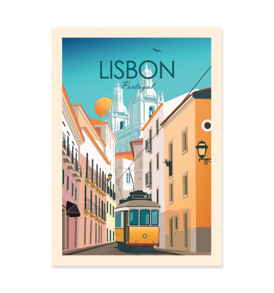 Art-Poster - Lisbon Portugal - Studio Inception