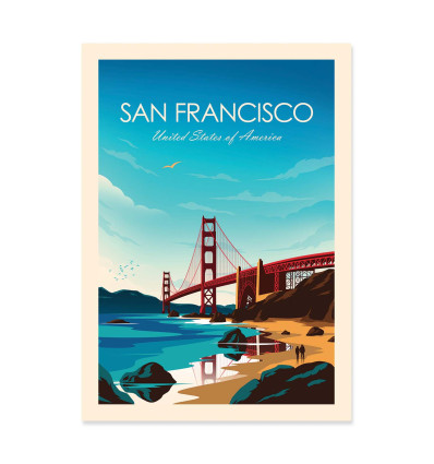 Art-Poster - San Francisco - Studio Inception