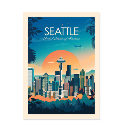 Art-Poster - Seattle - Studio Inception