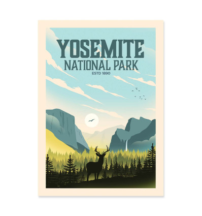 Art-Poster - Yosemite National Park - Studio Inception