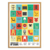 Art-Poster - Chronology of chairs - Wall Chart Co