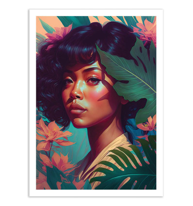 Art-Poster - Hawaiian Beauty - Treechild