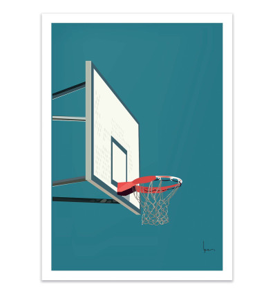 Art-Poster - Panier de Basket - LPX Illustration