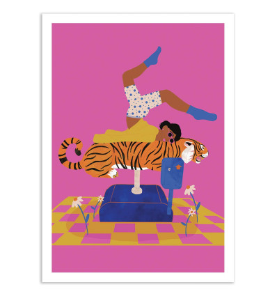 Art-Poster - Put a tiger in your heart - Jota de jai