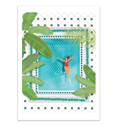 Art-Poster - Riad Pool - Petra Lizde