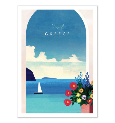 Art-Poster - Visit Greece Version 2 - Henry Rivers