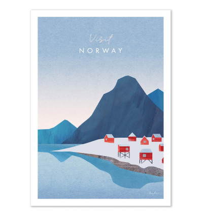 Art-Poster - Visit Norway Version 2 - Henry Rivers