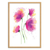 Art-Poster - Abstract Poppies Pink - Ninola