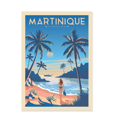 Art-Poster - Martinique - Olahoop Travel Posters