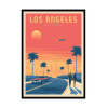 Art-Poster - Los Angeles Sunset - Olahoop Travel Posters