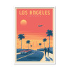 Art-Poster - Los Angeles Sunset - Olahoop Travel Posters