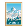 Art-Poster - Mount Everest - Olahoop Travel Posters