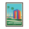 Art-Poster - Santa Barbara - Olahoop Travel Posters