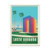 Art-Poster - Santa Barbara - Olahoop Travel Posters