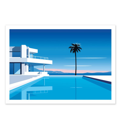 Art-Poster - Swimming Pool - Vistas Studio
