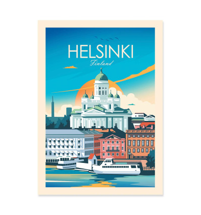 Art-Poster - Helsinki Finland - Studio Inception