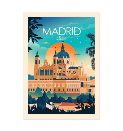 Art-Poster - Madrid Spain - Studio Inception